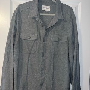 Goodfellow Gray Button-Up Shirt